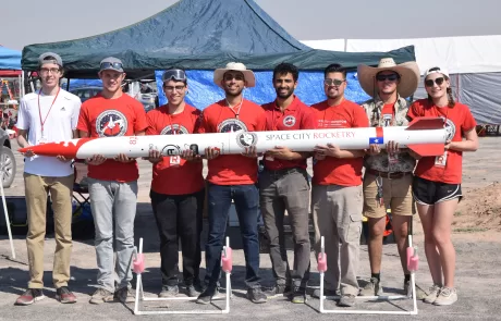University of Houston AIAA Rocket coated by IA Coatings