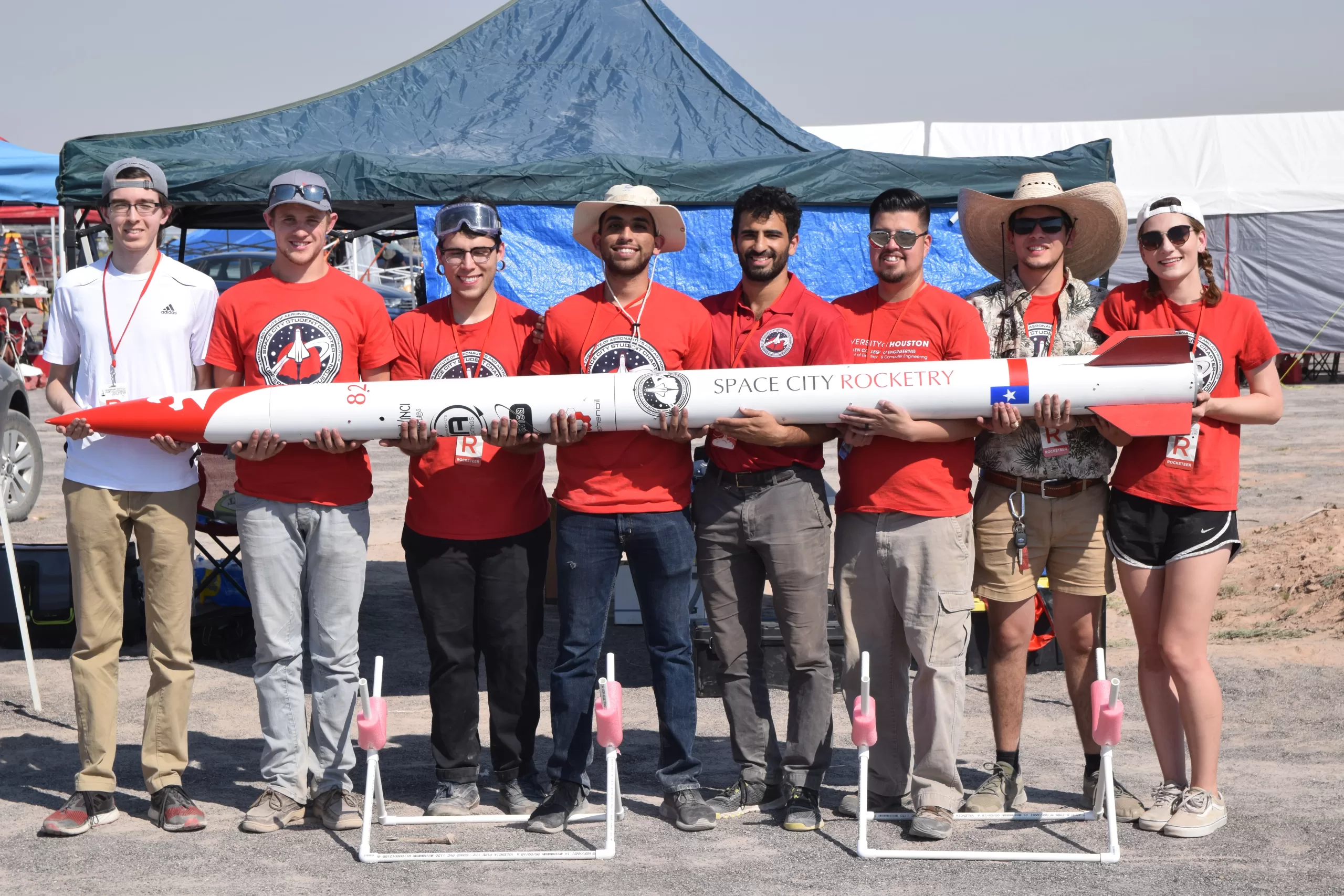 University of Houston AIAA Rocket coated by IA Coatings